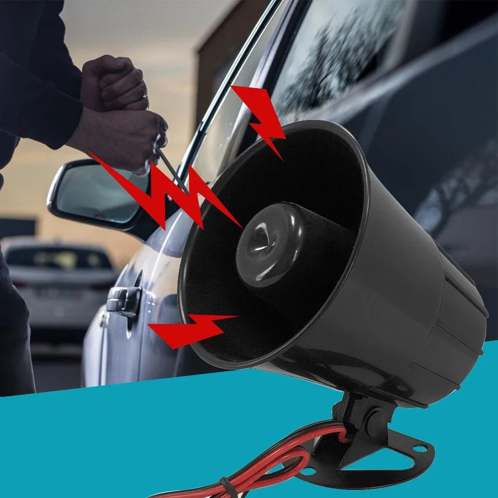 Universal 125dB Loud Warning Alarm Siren for Car Auto Motorcycle Truck 12V 24V 15W Mini speaker Loud Warning Alarm Siren - Maxx accessoires auto