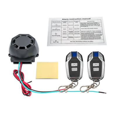 12V universal vibration alarm, easy installation, motorcycle alarm with car tracking function, adjustable sensitivity - Maxx accessoires auto