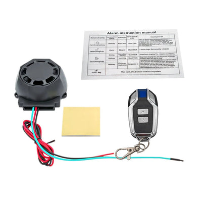 12V universal vibration alarm, easy installation, motorcycle alarm with car tracking function, adjustable sensitivity - Maxx accessoires auto