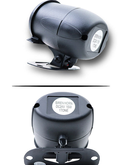12V/24V Car Anti-theft Horn Siren Horn 30W Car Horn Alarm Emergency Police Siren Air Horns