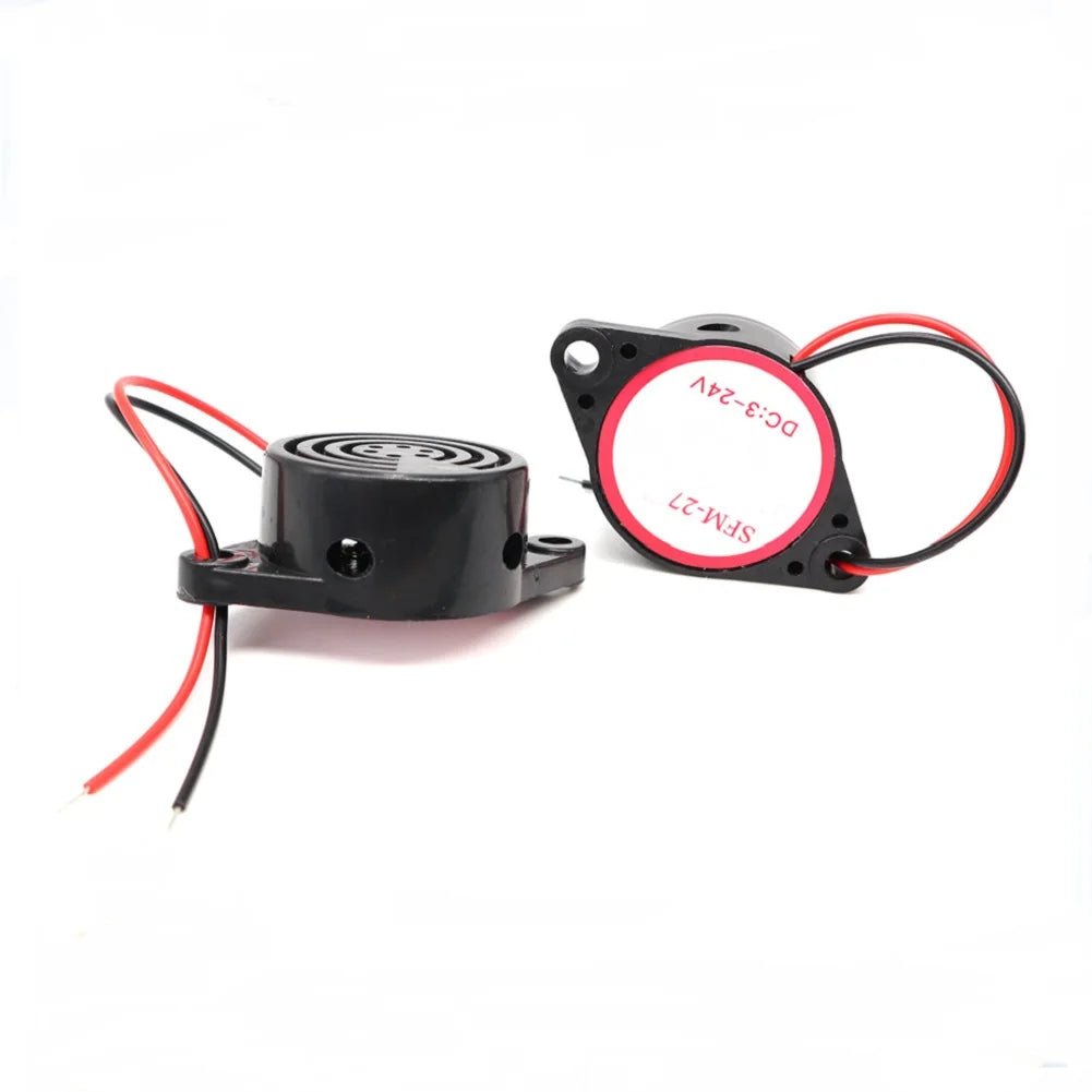 1Pc Alarm High - decibel DC3V - 24V 100dB Electronic Buzzer Beep Tone Alarm Ringer Continuous Sound For Arduino Car Van - Maxx accessoires auto