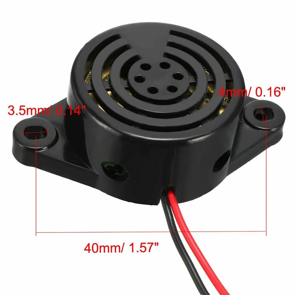 1Pc Alarm High - decibel DC3V - 24V 100dB Electronic Buzzer Beep Tone Alarm Ringer Continuous Sound For Arduino Car Van - Maxx accessoires auto