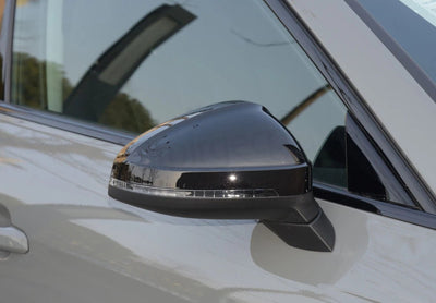 2pcs Matte Chrome Wing Mirror Caps For Audi 2017 A4 A5 B9 allroad Quattro S4 S5 Side Mirror Covers Silver 2018 2019 2020 - 2023 - Maxx accessoires auto