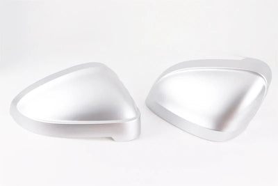 2pcs Matte Chrome Wing Mirror Caps For Audi 2017 A4 A5 B9 allroad Quattro S4 S5 Side Mirror Covers Silver 2018 2019 2020 - 2023 - Maxx accessoires auto
