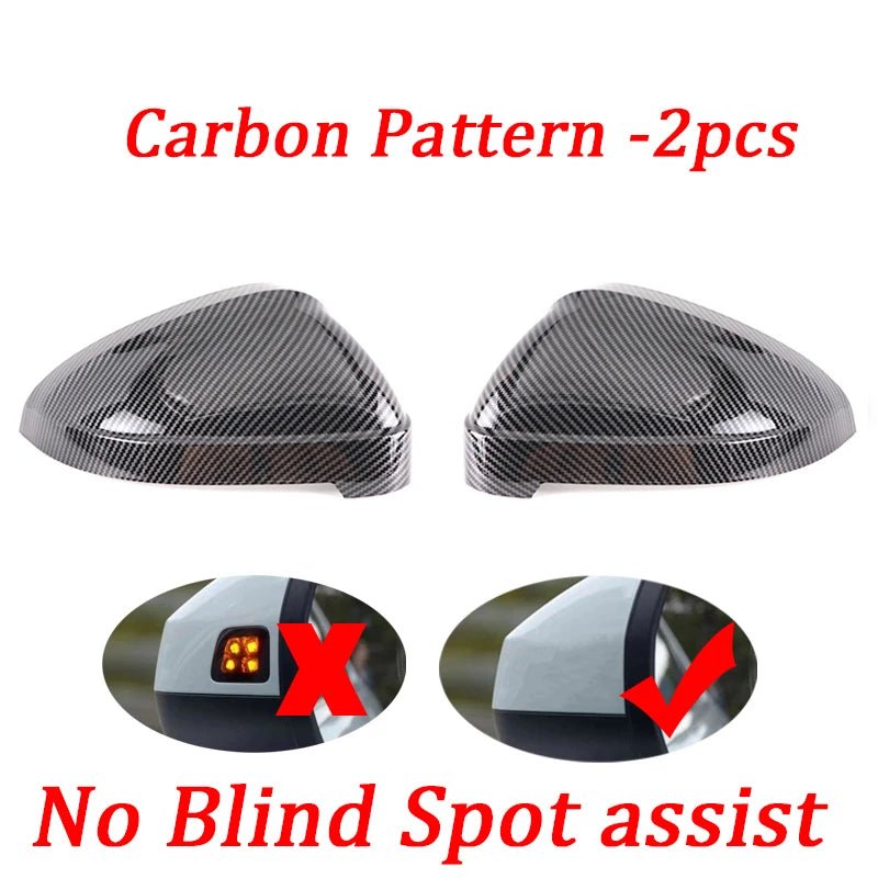 2pcs Matte Chrome Wing Mirror Caps For Audi 2017 A4 A5 B9 allroad Quattro S4 S5 Side Mirror Covers Silver 2018 2019 2020 - 2023 - Maxx accessoires auto