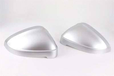 2pcs Matte Chrome Wing Mirror Caps For Audi 2017 A4 A5 B9 allroad Quattro S4 S5 Side Mirror Covers Silver 2018 2019 2020 - 2023 - Maxx accessoires auto