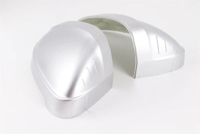 2pcs Matte Chrome Wing Mirror Caps For Audi 2017 A4 A5 B9 allroad Quattro S4 S5 Side Mirror Covers Silver 2018 2019 2020 - 2023 - Maxx accessoires auto