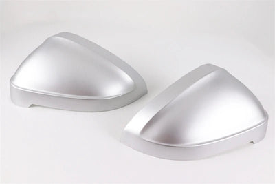 2pcs Matte Chrome Wing Mirror Caps For Audi 2017 A4 A5 B9 allroad Quattro S4 S5 Side Mirror Covers Silver 2018 2019 2020 - 2023 - Maxx accessoires auto