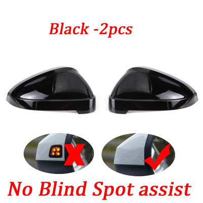 2pcs Matte Chrome Wing Mirror Caps For Audi 2017 A4 A5 B9 allroad Quattro S4 S5 Side Mirror Covers Silver 2018 2019 2020 - 2023 - Maxx accessoires auto