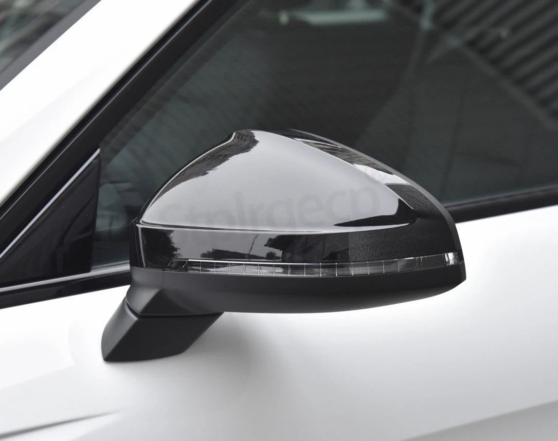 2pcs Matte Chrome Wing Mirror Caps For Audi 2017 A4 A5 B9 allroad Quattro S4 S5 Side Mirror Covers Silver 2018 2019 2020 - 2023 - Maxx accessoires auto