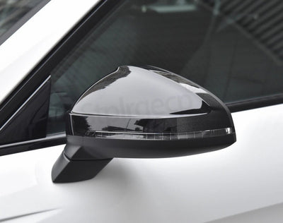 2pcs Matte Chrome Wing Mirror Caps For Audi 2017 A4 A5 B9 allroad Quattro S4 S5 Side Mirror Covers Silver 2018 2019 2020 - 2023 - Maxx accessoires auto