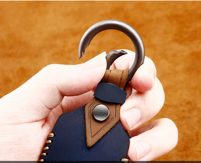 Remote Smart Car Key Case For Mazda 2 CX-5 Axela Atenza CX-7 CX-9 CX-3 CX-4 CX-8 MX5 M2 M3 M5 M6 GT Leather Keychain Cover Bag