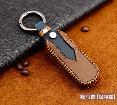 Remote Smart Car Key Case For Mazda 2 CX-5 Axela Atenza CX-7 CX-9 CX-3 CX-4 CX-8 MX5 M2 M3 M5 M6 GT Leather Keychain Cover Bag
