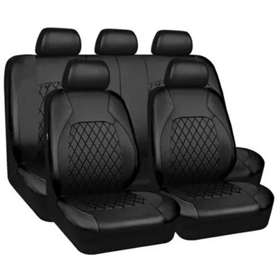 Luxury PU Leather Car Seat Cover Set Full Coverage Anti-Scratch Fits Sedan/SUV/Truck  Universal Protection Easy Installati amagi