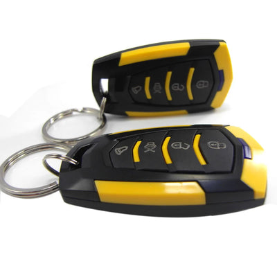 Universal Car Alarm 12V Automobile Protection System Device 7-Levels Sensitivity Vehicle Alarm System with 2 Remote Controllers