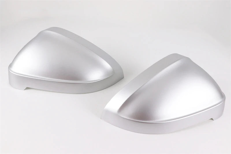 2pcs Matte Chrome Wing Mirror Caps For Audi 2017 A4 A5 B9 allroad Quattro S4 S5 Side Mirror Covers Silver 2018 2019 2020-2023