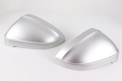 2pcs Matte Chrome Wing Mirror Caps For Audi 2017 A4 A5 B9 allroad Quattro S4 S5 Side Mirror Covers Silver 2018 2019 2020-2023