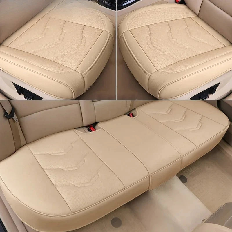 Luxury car seat covers, PU leather seat cushion covers, car interior seat protection pads for all four seasons