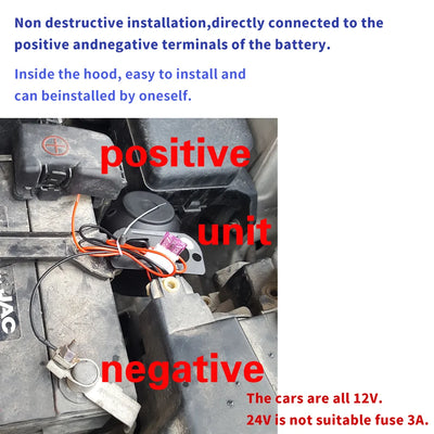 Horn Alarm Portable Universal 12V Vehicle Burglar Alarm Security Protection Auto Car Alarm System 2 Remote Control Auto Burglar