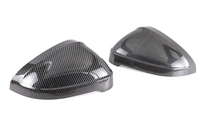 2pcs Matte Chrome Wing Mirror Caps For Audi 2017 A4 A5 B9 allroad Quattro S4 S5 Side Mirror Covers Silver 2018 2019 2020-2023