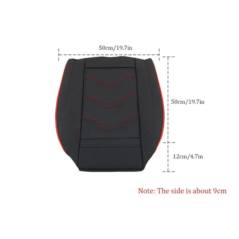 Luxury car seat covers, PU leather seat cushion covers, car interior seat protection pads for all four seasons