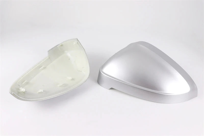 2pcs Matte Chrome Wing Mirror Caps For Audi 2017 A4 A5 B9 allroad Quattro S4 S5 Side Mirror Covers Silver 2018 2019 2020-2023