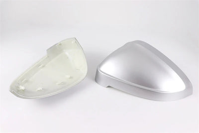 2pcs Matte Chrome Wing Mirror Caps For Audi 2017 A4 A5 B9 allroad Quattro S4 S5 Side Mirror Covers Silver 2018 2019 2020-2023
