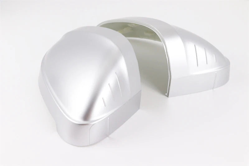 2pcs Matte Chrome Wing Mirror Caps For Audi 2017 A4 A5 B9 allroad Quattro S4 S5 Side Mirror Covers Silver 2018 2019 2020-2023