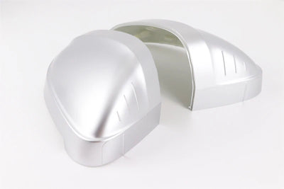 2pcs Matte Chrome Wing Mirror Caps For Audi 2017 A4 A5 B9 allroad Quattro S4 S5 Side Mirror Covers Silver 2018 2019 2020-2023