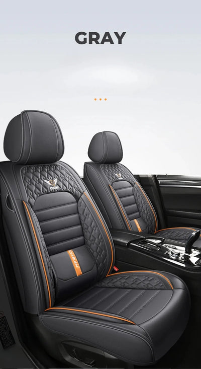 Ultra-Comfy & Durable Full-Wrap Leather Car Seat Covers – Premium Craftsmanship, All-Season, Universal Fit for Most Vehicles
