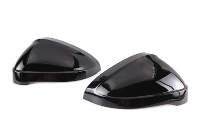 2pcs Matte Chrome Wing Mirror Caps For Audi 2017 A4 A5 B9 allroad Quattro S4 S5 Side Mirror Covers Silver 2018 2019 2020-2023