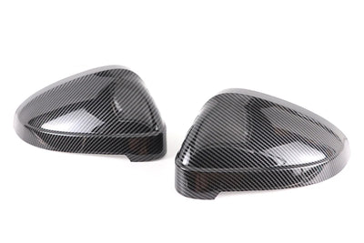2pcs Matte Chrome Wing Mirror Caps For Audi 2017 A4 A5 B9 allroad Quattro S4 S5 Side Mirror Covers Silver 2018 2019 2020-2023