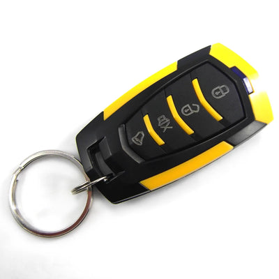 Universal Car Alarm 12V Automobile Protection System Device 7-Levels Sensitivity Vehicle Alarm System with 2 Remote Controllers