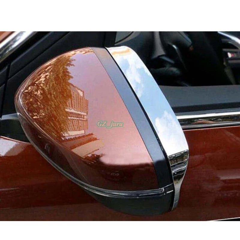 ABS Chrome Rearview Mirror Side Mirror Eyebrow Cover Trim 2pcs For Peugeot 3008 GT 2016 2017 2018 2019 Car styling - Maxx accessoires auto