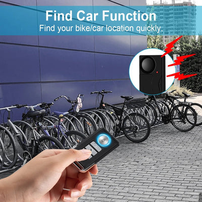 Anchtek 110db Loud Alarm Wireless Vibration Alarm with Remote Control Anti - Theft Alarm Motorcycle Bike Vehicle Security Alarm - Maxx accessoires auto