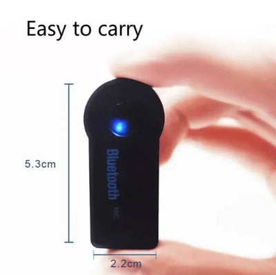 Bluetooth 5.0 Wireless Car Receiver Adapter 3.5mm Audio Bluetooth Pour Voiture MP3 FM Music Transmitter P2 Music Call Adapter - Maxx accessoires auto