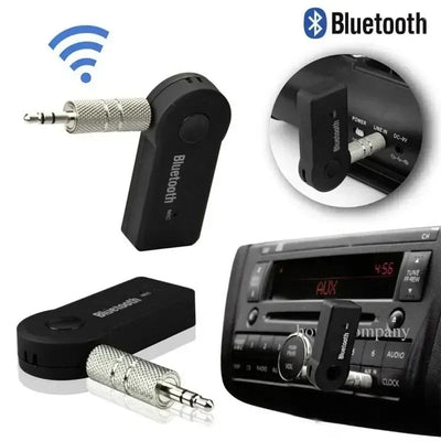 Bluetooth 5.0 Wireless Car Receiver Adapter 3.5mm Audio Bluetooth Pour Voiture MP3 FM Music Transmitter P2 Music Call Adapter - Maxx accessoires auto