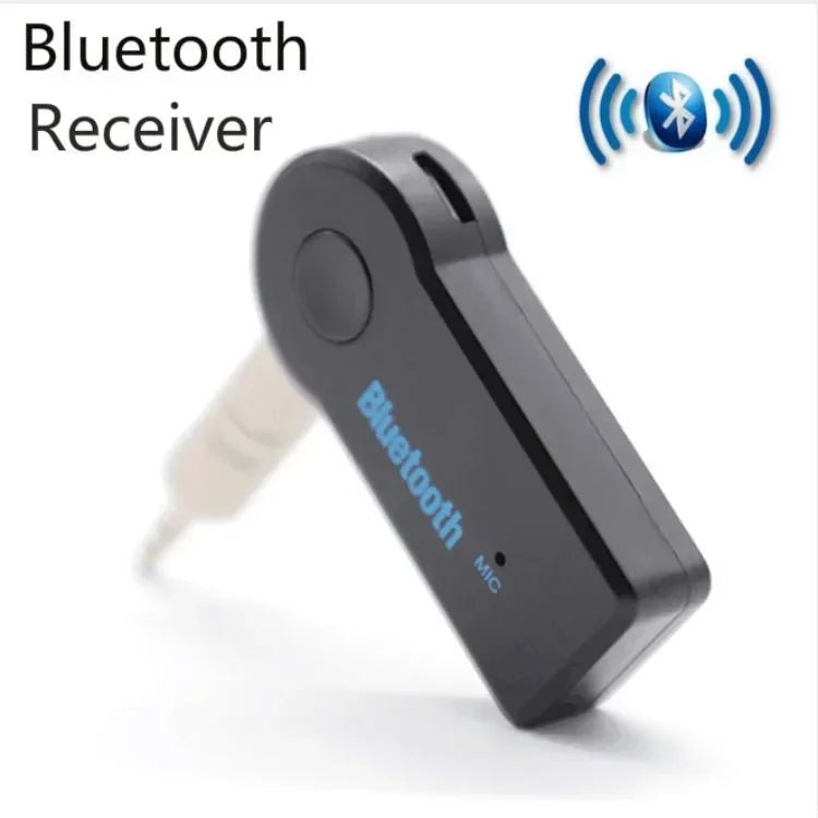 Bluetooth 5.0 Wireless Car Receiver Adapter 3.5mm Audio Bluetooth Pour Voiture MP3 FM Music Transmitter P2 Music Call Adapter - Maxx accessoires auto