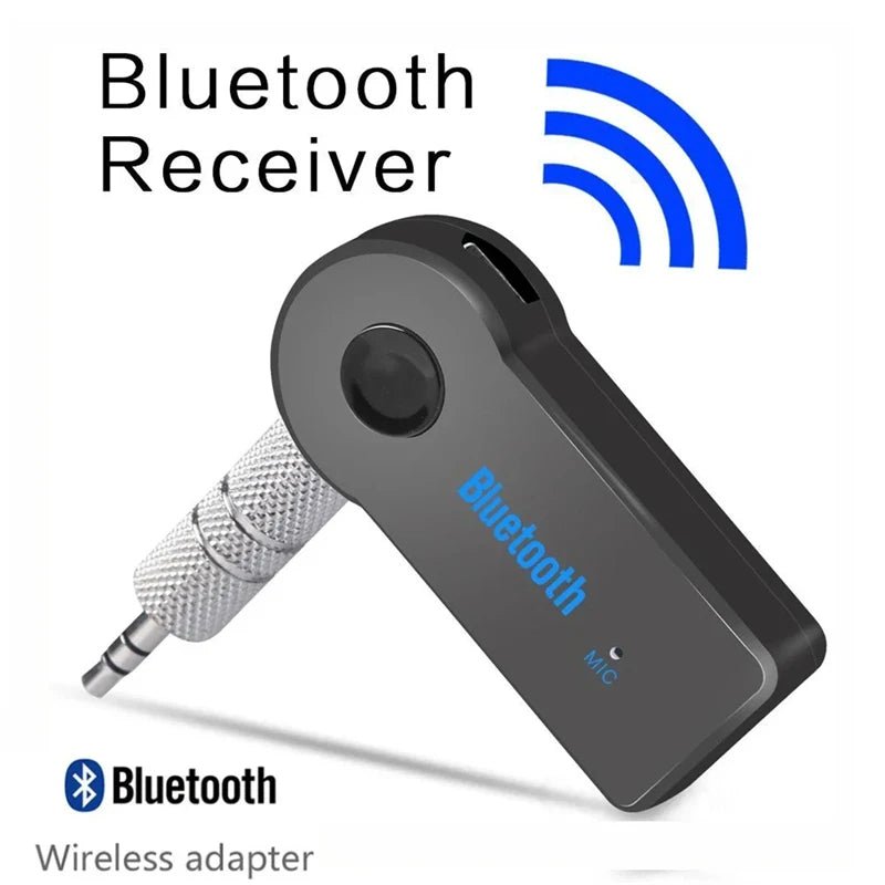Bluetooth Aux Car Handsfree Kit 3.5mm Wireless Aux To Bluetooth Adaptor Audio Music Receiver Mini MP3 USB BT V3.0 Player New - Maxx accessoires auto