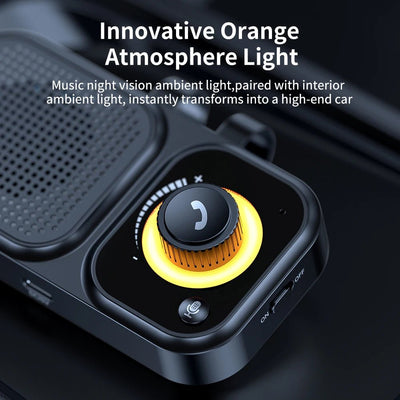 Bluetooth5.4 Car Speaker Handsfree Car Kit Sun Visor Clip Wireless Audio Receiver Noise Cancelling Speakerphone MP3 Music Player - Maxx accessoires auto