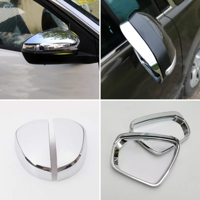 Car Chrome Decoration For Peugeot 3008 GT 5008 Citroen C5 Aircross 2018 - 2023 Rearview Mirror Caps Protective Cover Trim - Maxx accessoires auto