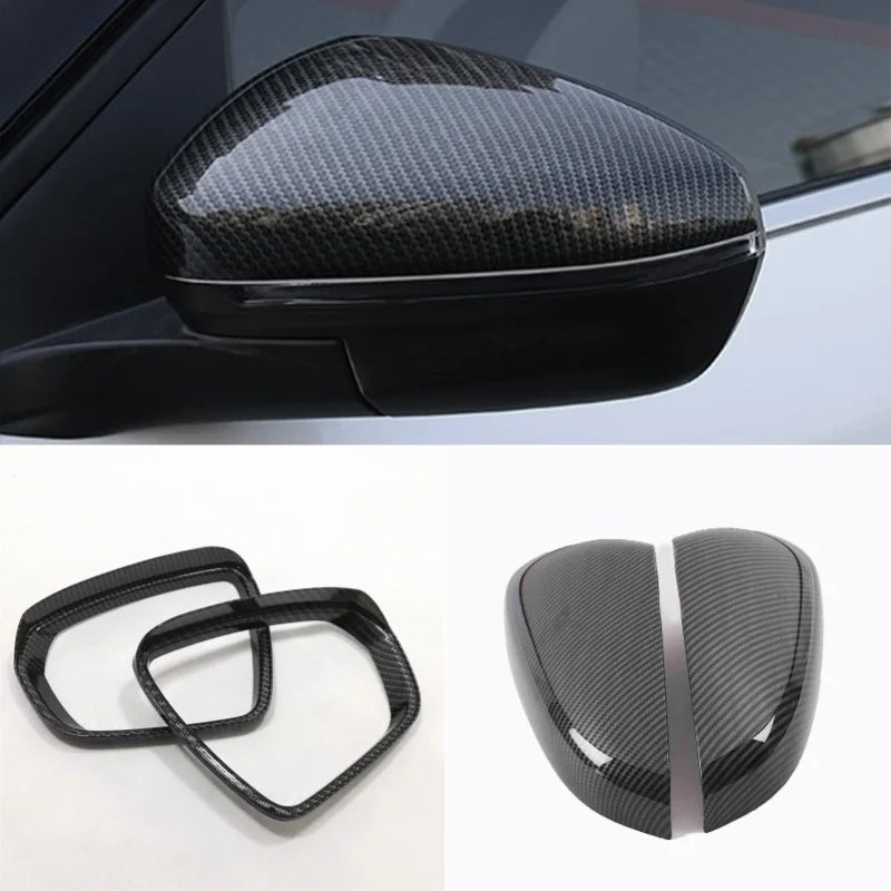 Car Chrome Decoration For Peugeot 3008 GT 5008 Citroen C5 Aircross 2018 - 2023 Rearview Mirror Caps Protective Cover Trim - Maxx accessoires auto