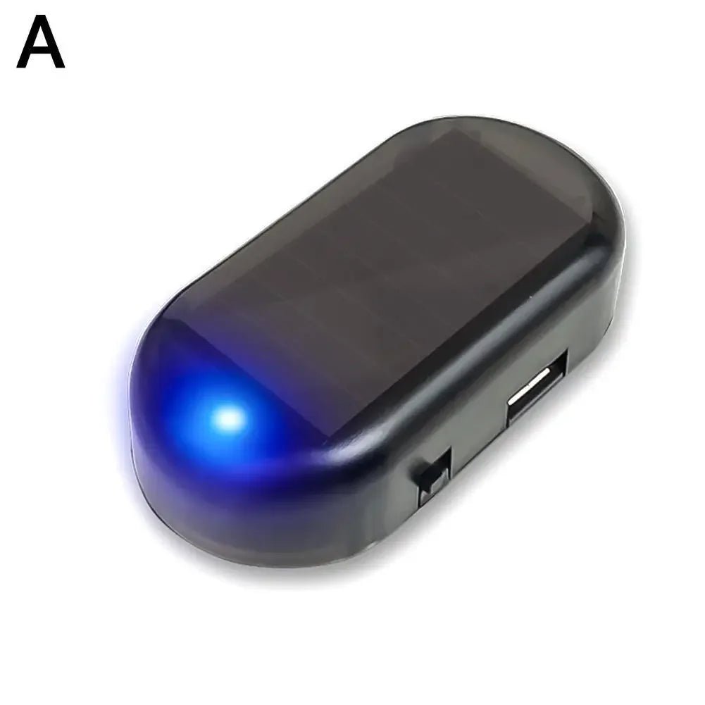 Car Fake Security Light Solar Powered Simulated Dummy Alarm Wireless Warning Anti - Theft Caution Lamp LED Flashing Lights - Maxx accessoires auto