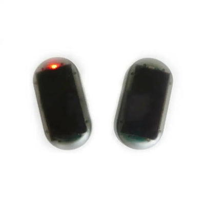 Car Fake Security Light Solar Powered Simulated Dummy Alarm Wireless Warning Anti - Theft Caution Lamp LED Flashing Lights - Maxx accessoires auto