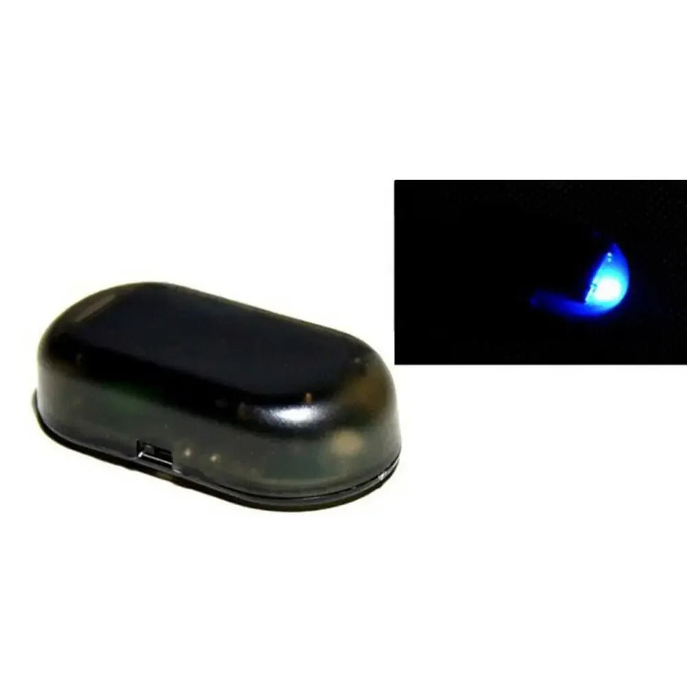 Car Fake Security Light Solar Powered Simulated Dummy Alarm Wireless Warning Anti - Theft Caution Lamp LED Flashing Lights - Maxx accessoires auto