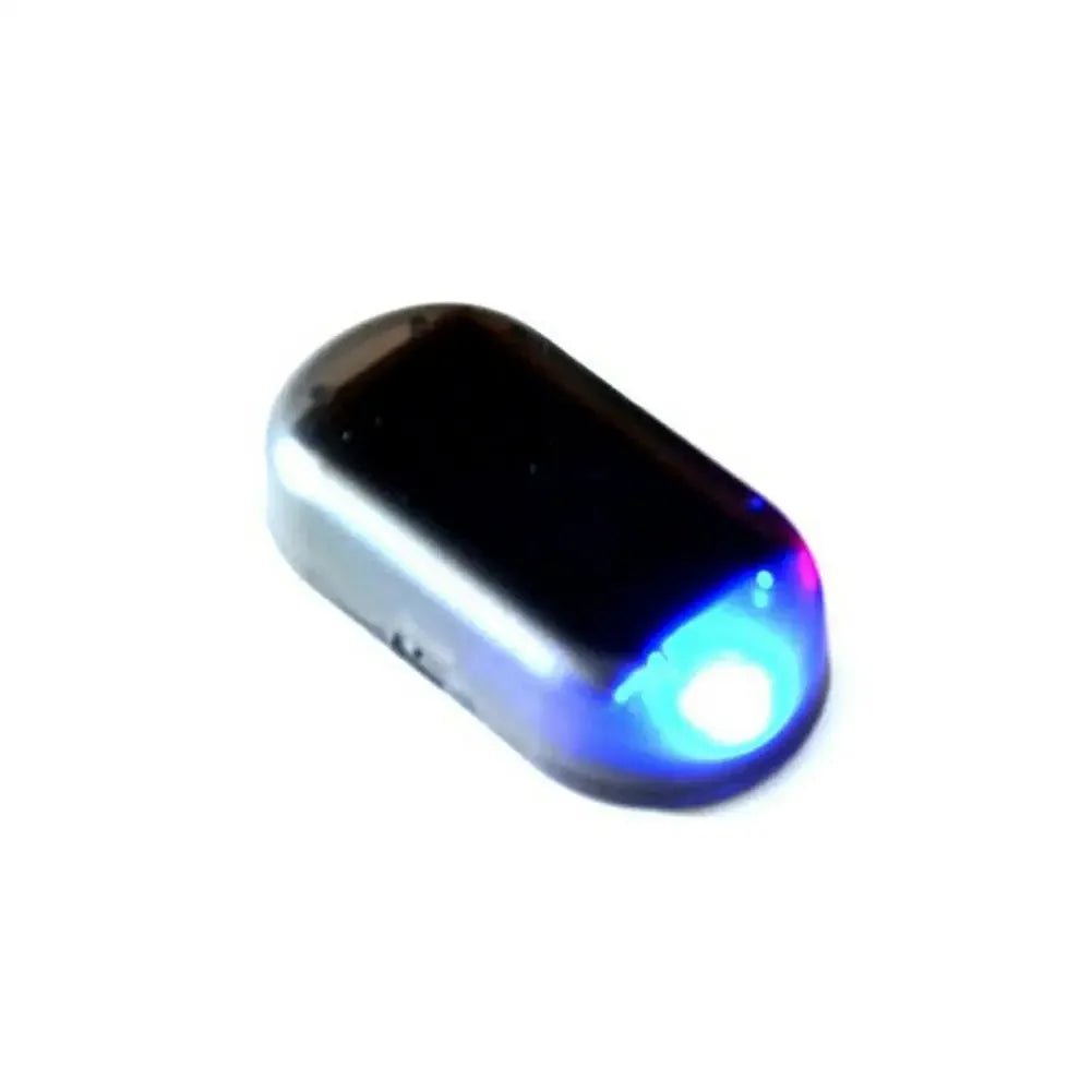 Car Fake Security Light Solar Powered Simulated Dummy Alarm Wireless Warning Anti - Theft Caution Lamp LED Flashing Lights - Maxx accessoires auto