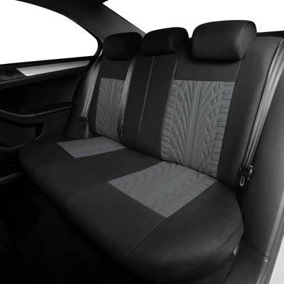 Car Seat Covers Full Set Front Split Rear Bench For Car Universal Cloth SUV Sedan Van Automotive Interior Covers - Maxx accessoires auto