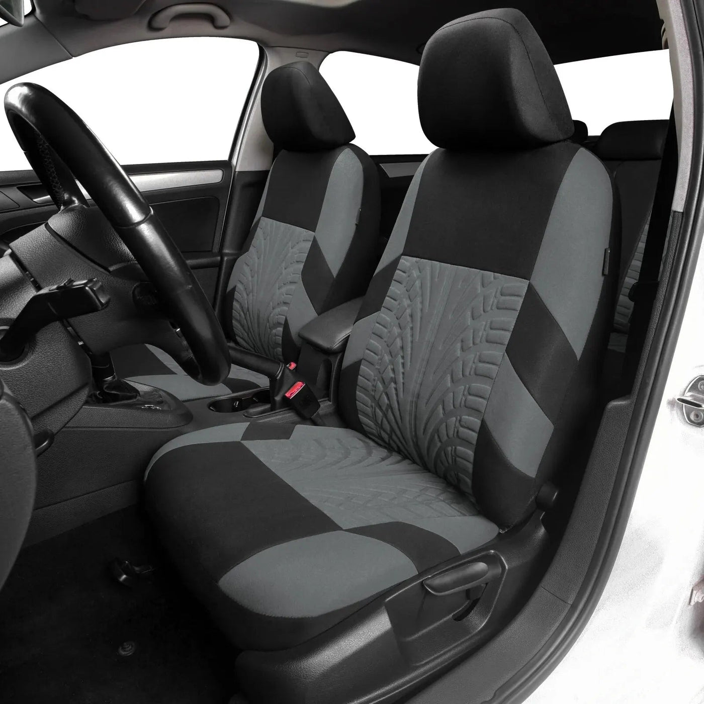 Car Seat Covers Full Set Front Split Rear Bench For Car Universal Cloth SUV Sedan Van Automotive Interior Covers - Maxx accessoires auto