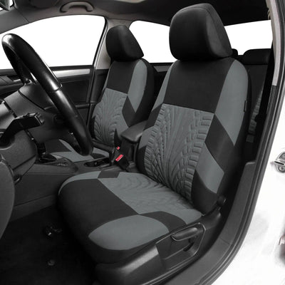 Car Seat Covers Full Set Front Split Rear Bench For Car Universal Cloth SUV Sedan Van Automotive Interior Covers - Maxx accessoires auto