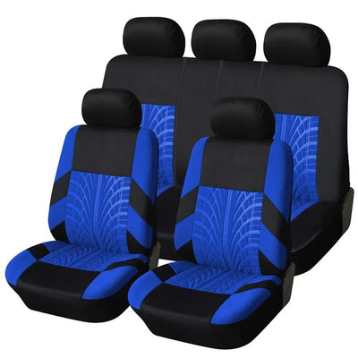 Car Seat Covers Full Set Front Split Rear Bench For Car Universal Cloth SUV Sedan Van Automotive Interior Covers - Maxx accessoires auto